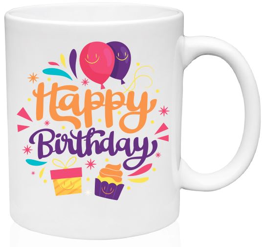 MG56 Happy Birthday Coffee Mug