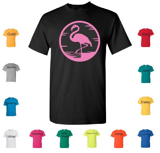 TS83 Pink Flamingo T-Shirt