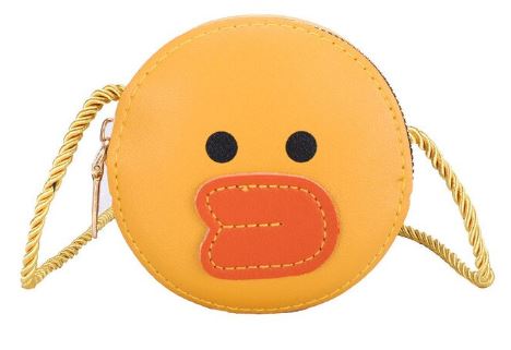 L454 Cute Yellow Duck Face Leather Coin Purse - Iris Fashion Jewelry