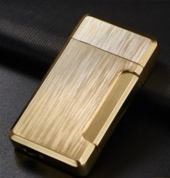 LT08 Gold Etched Lighter - Iris Fashion Jewelry