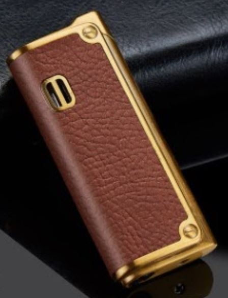LT09 Brown Leather Lighter - Iris Fashion Jewelry