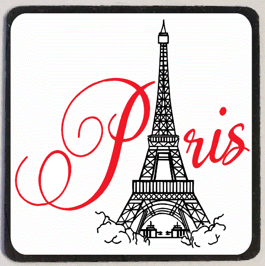 M202 Paris France Eiffel Tower Refrigerator Magnet - Iris Fashion Jewelry