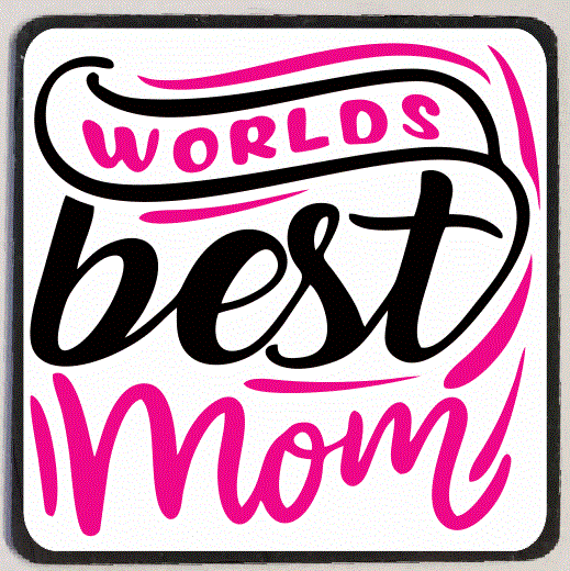 M194 Worlds Best Mom Refrigerator Magnet - Iris Fashion Jewelry