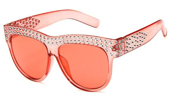 S138 Peach Pink Easy Street Collection Sunglasses - Iris Fashion Jewelry