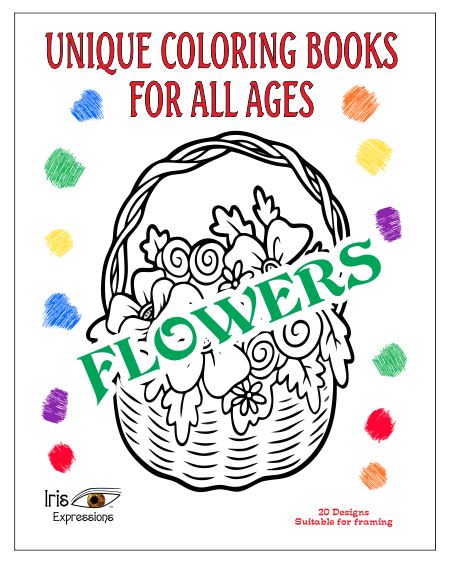 AB03 Flowers Coloring Book