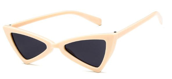 S64 Beige Triangle Fashion Sunglasses - Iris Fashion Jewelry