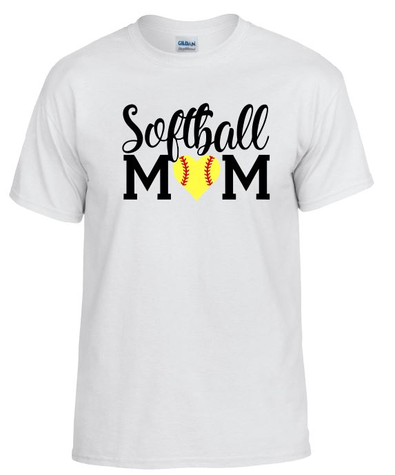 TS35 Softball Mom White T-Shirt