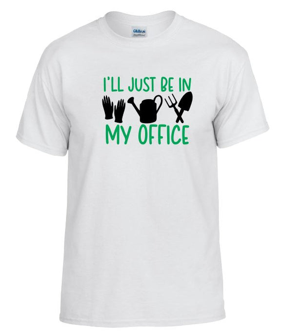 TS31 I'll Just Be In My Office White T-Shirt
