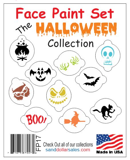 FP17 Face Paint Set The Halloween Collection