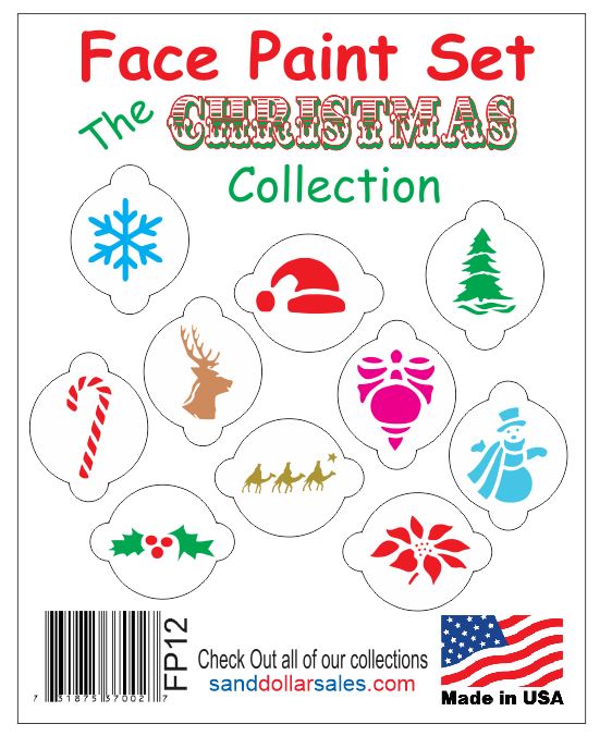 FP12 Face Paint Set The Christmas Collection