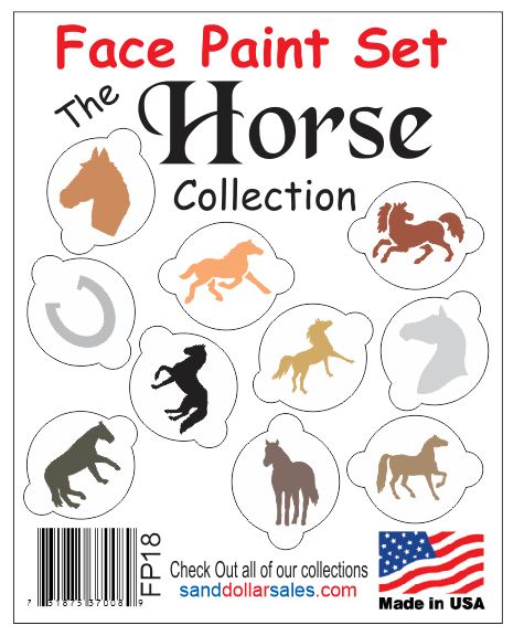 FP18 Face Paint Set The Horse Collection