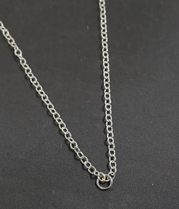 AZ1222 Silver 19" Fine Chain Necklace with Jump Ring
