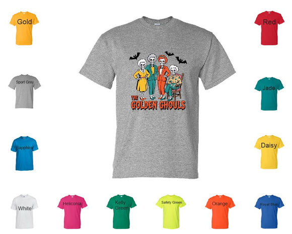 TS107 T Shirt Halloween The Golden Ghouls