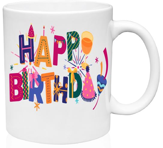 MG55 Happy Birthday Coffee Mug
