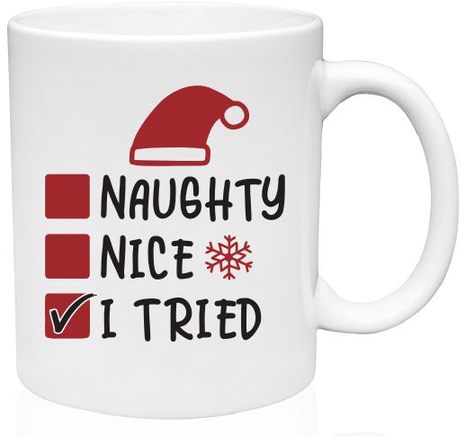 MG47 I Tried Christmas Coffee Mug