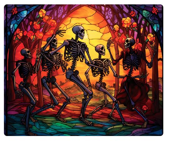 MP11 Dancing Skeletons Mouse Pad