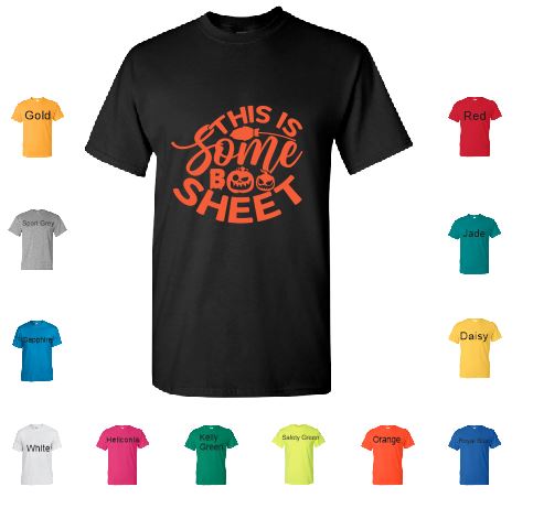 TS91 This Is Some Boo Sheet T-Shirt