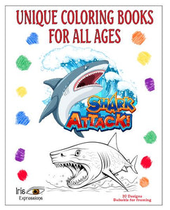 AB06 Shark Attack Coloring Book