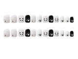 NS76 Short Square Press On Nails 24 Pieces R174