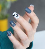 NS167 Short Square Press On Nails 24 Pieces R172