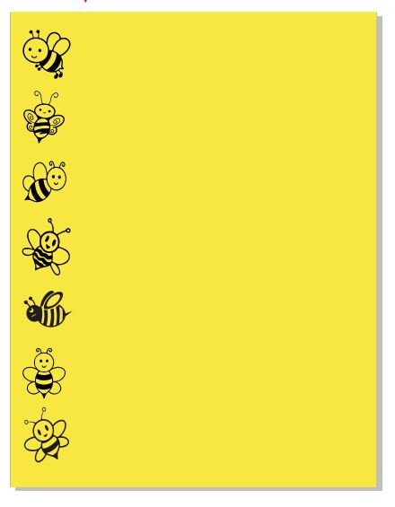 NP21 Cute Bee's Note Pad