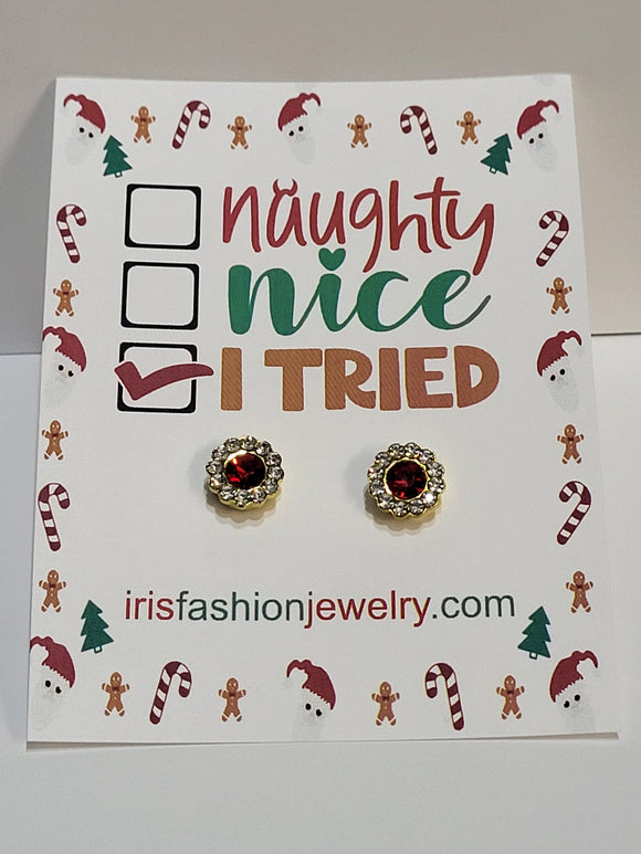 AZ14A Naughty Nice Earrings