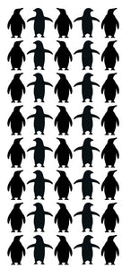 Black Penguin Stickers 1" DC19-070