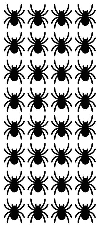 Black Spider Stickers 1