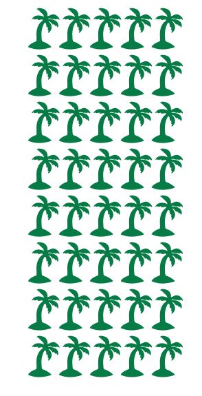 Green Palm Tree Stickers 1