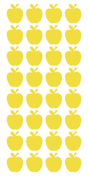 Yellow Apples Stickers 1