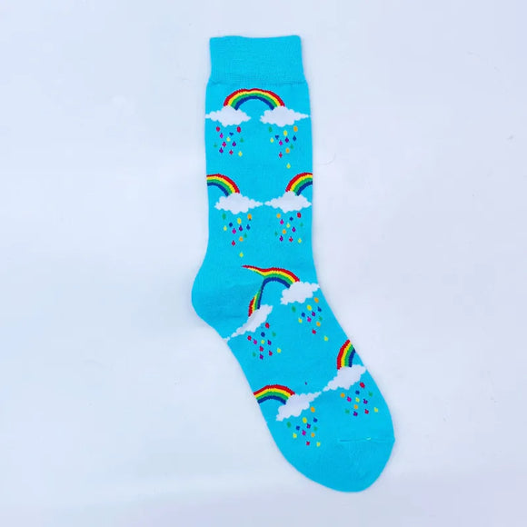 SF43 Blue Rainbow Socks