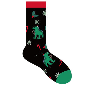 SF170 Dino Christmas Socks