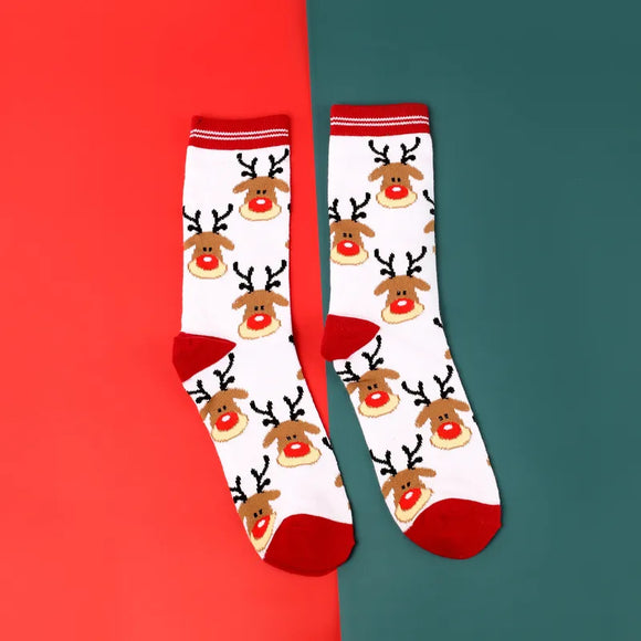 SF370 Rudolph Christmas Socks