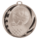 MS702 2" Basketball MidNite Star Medal