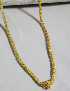 AZ1508 Gold 23" Chain Necklace with Clasp