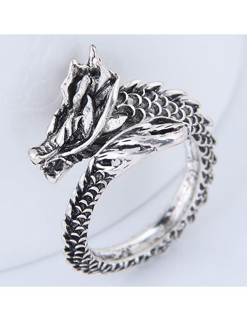 TR23 Silver Dragon Toe Ring - Iris Fashion Jewelry