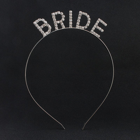 +H06 Bride Tiara Headpiece - Iris Fashion Jewelry