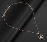N896 Dainty Gold Diamond Star Necklace with FREE Earrings - Iris Fashion Jewelry