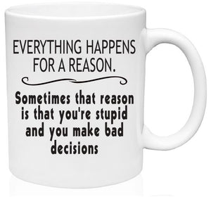 MG23 Happens For A Reason Mug - Iris Fashion Jewelry