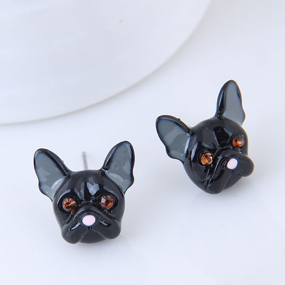 E608 Cute Dog Earrings - Iris Fashion Jewelry
