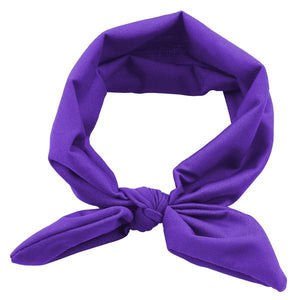 H115 Purple Rabbit Ears Head Band - Iris Fashion Jewelry