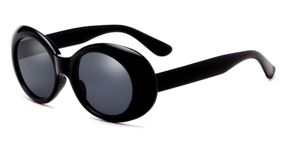 S76 Black Round Frame Sunglasses - Iris Fashion Jewelry