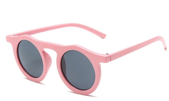 S465 Pink Frame Round Lens Sunglasses - Iris Fashion Jewelry