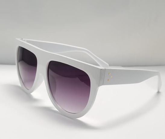 S337 White Frame Success Collection Sunglasses - Iris Fashion Jewelry