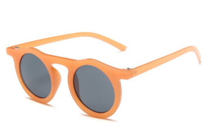 S464 Orange Frame Round Lens Sunglasses - Iris Fashion Jewelry