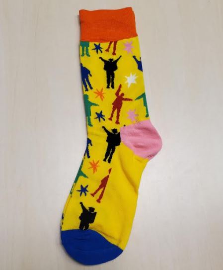 SF325 Yellow Dancing with the Stars Socks - Iris Fashion Jewelry