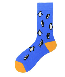 SF641 Blue Penguin Socks - Iris Fashion Jewelry