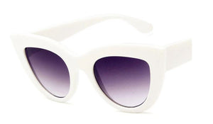 S396 White Frame Fashion Sunglasses - Iris Fashion Jewelry