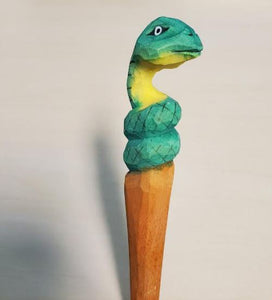 V97 Snake Wood Pen - Iris Fashion Jewelry