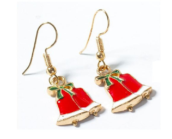 Z92 Gold Christmas Bells Earrings - Iris Fashion Jewelry